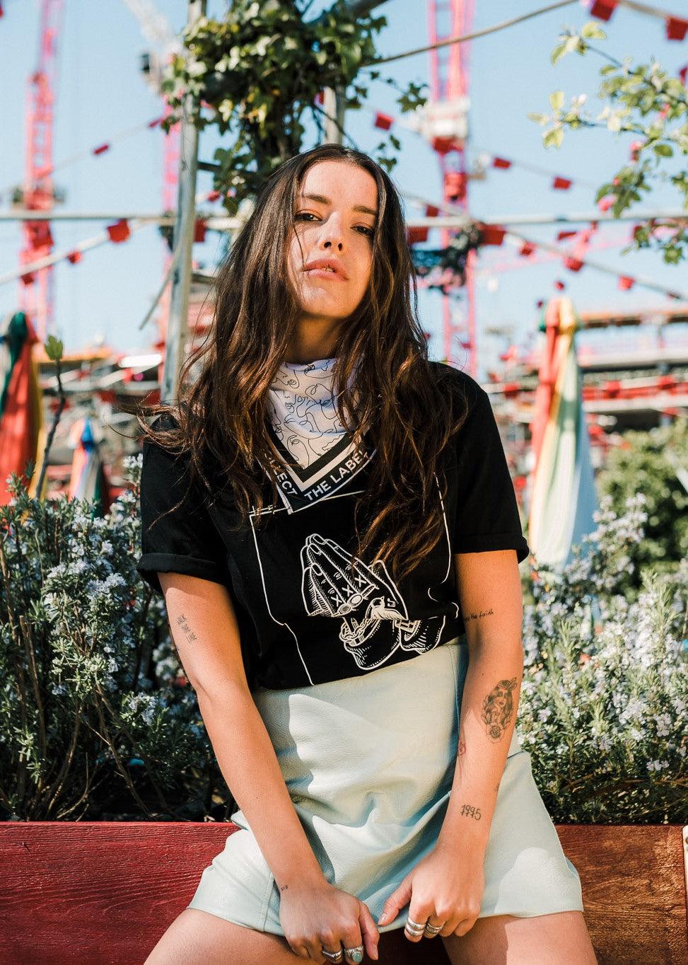 Pray Tee Black