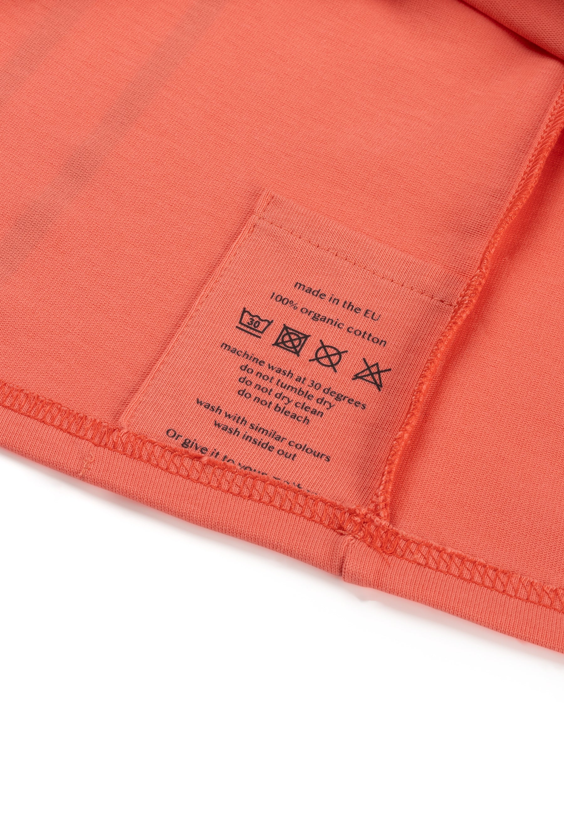 Abstract Grid T-shirt Neon Orange (SOLD OUT)