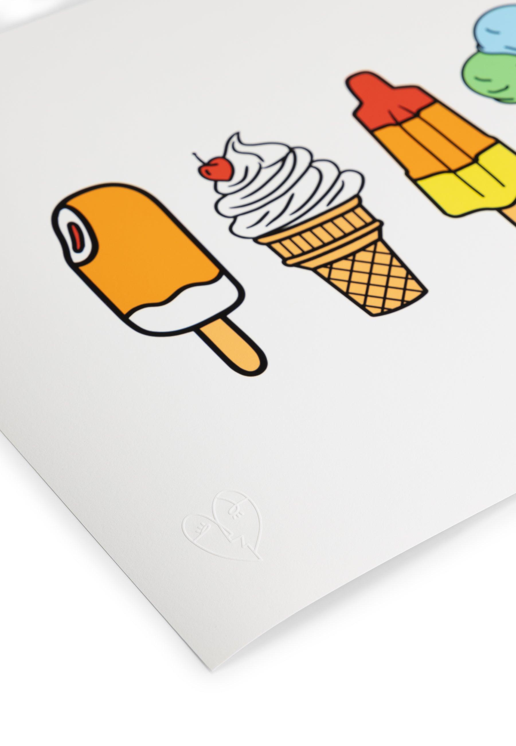 Art Print Icecream